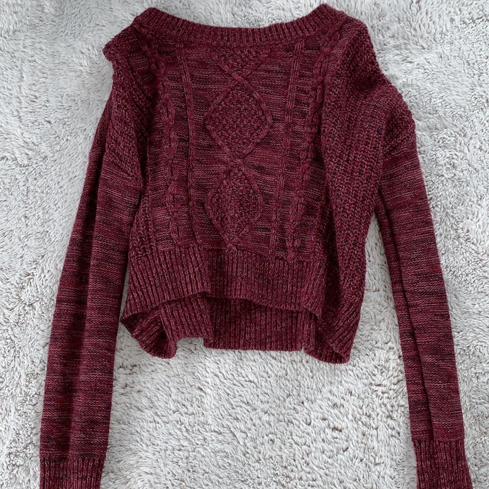 Sweater crop top